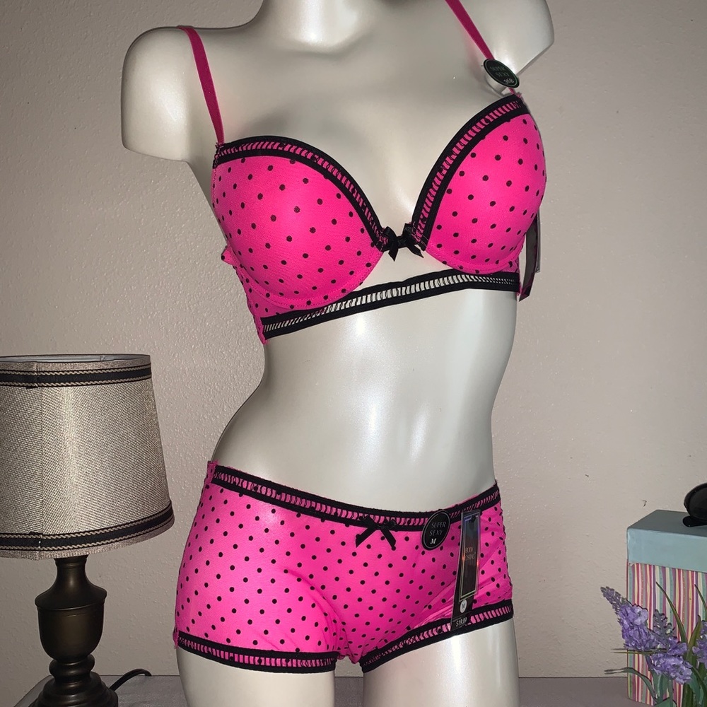 Bra and panty set pink - Picture 1 of 11